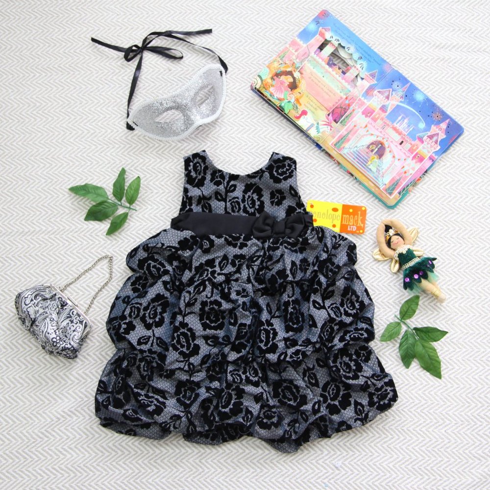 Brand New Black and Gray Balloon Dress